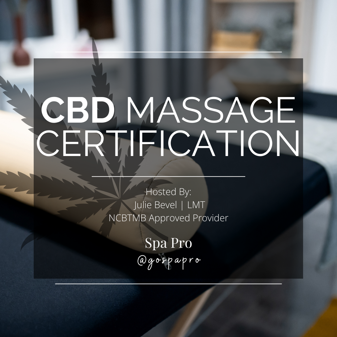 Certificación de masaje con CBD